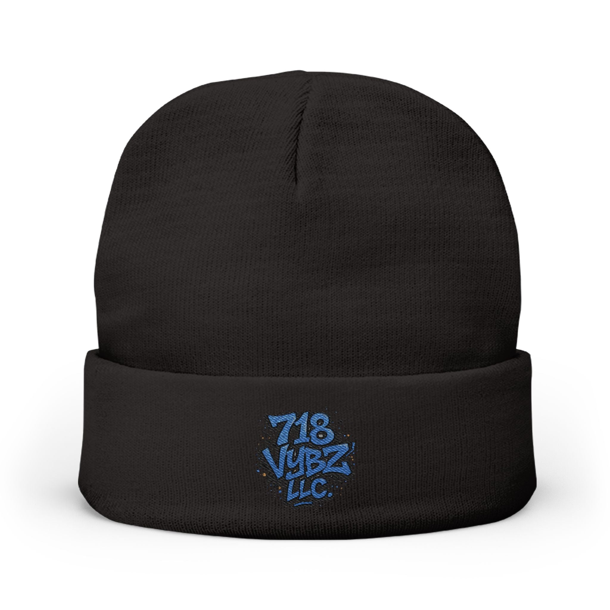 718 VYBZ LLC Knit Beanie BW