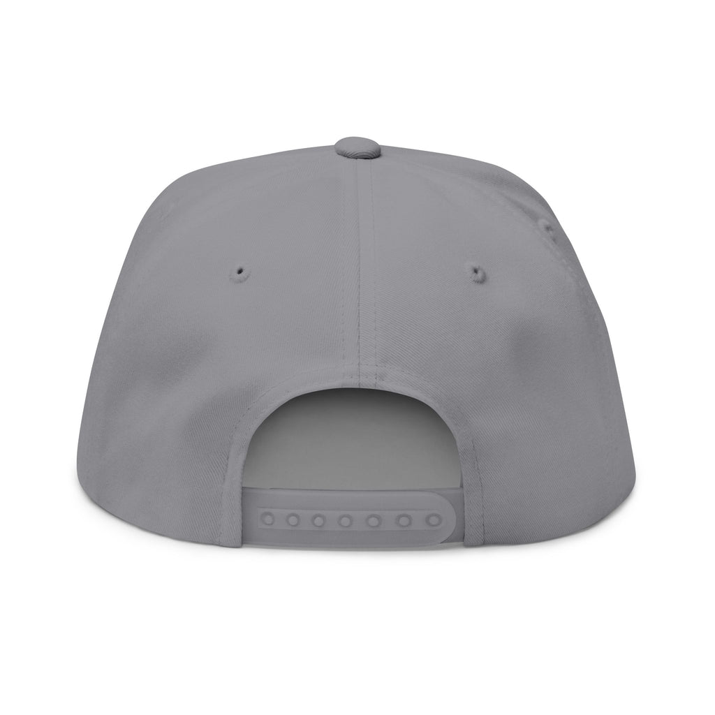 Embroidered Flat Bill Cap