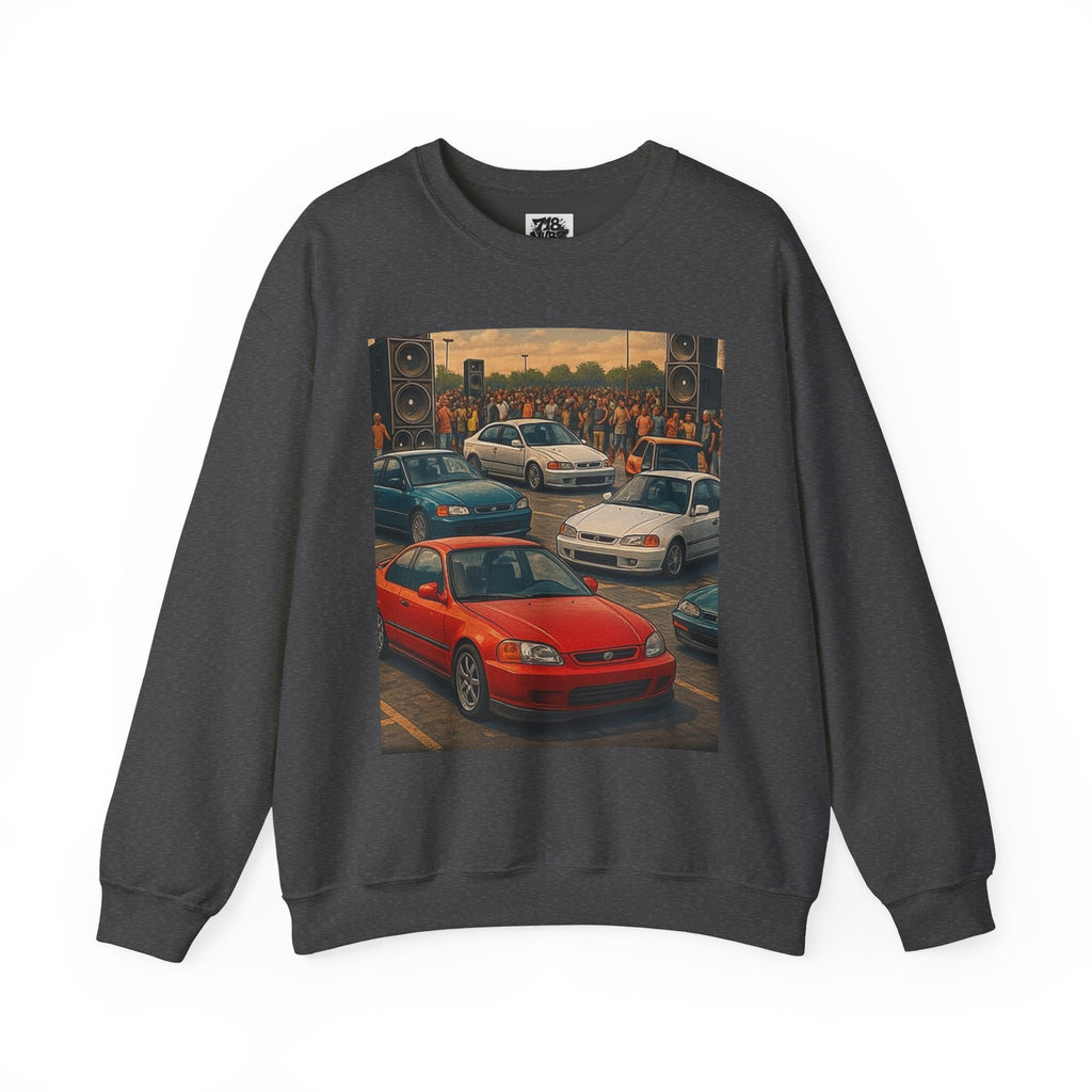 Vintage Car Scene Sweatshirt