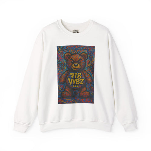 718 VYBZ LLC Bear Crewneck Sweatshirt