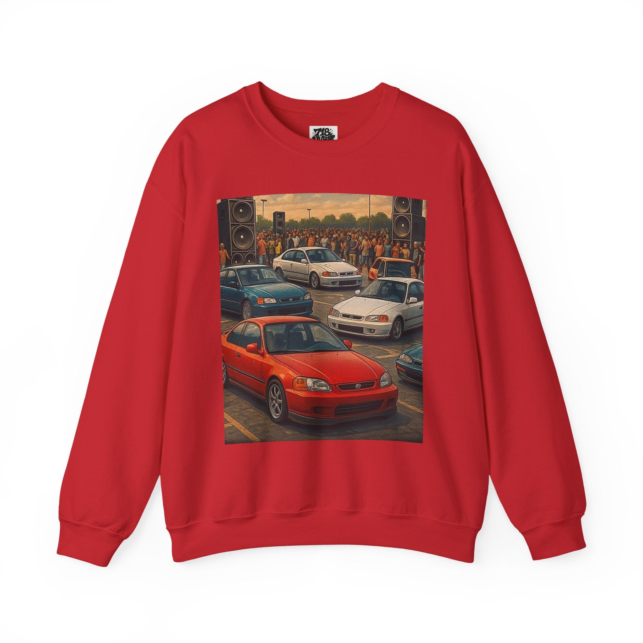 Vintage Car Scene Sweatshirt