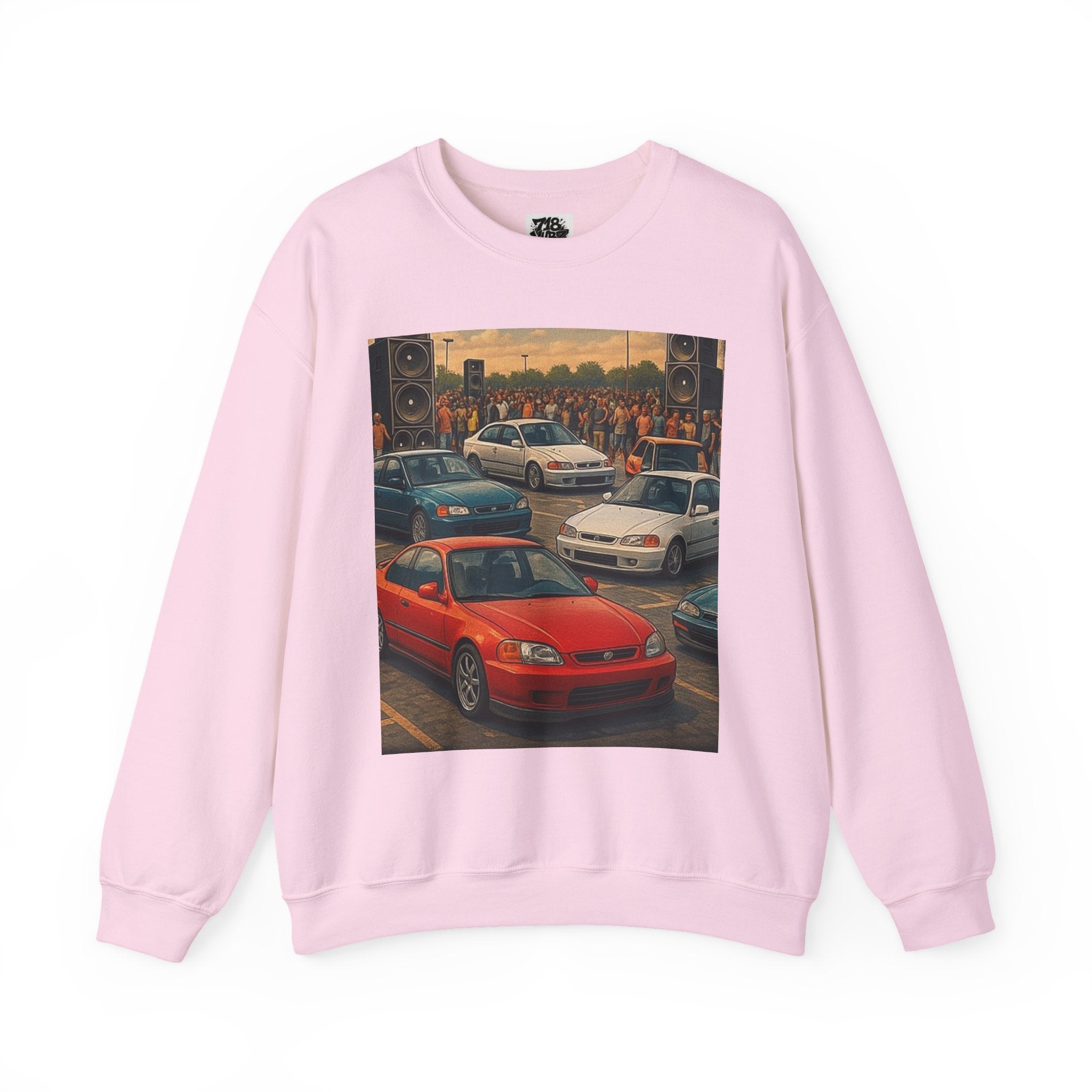 Vintage Car Scene Sweatshirt