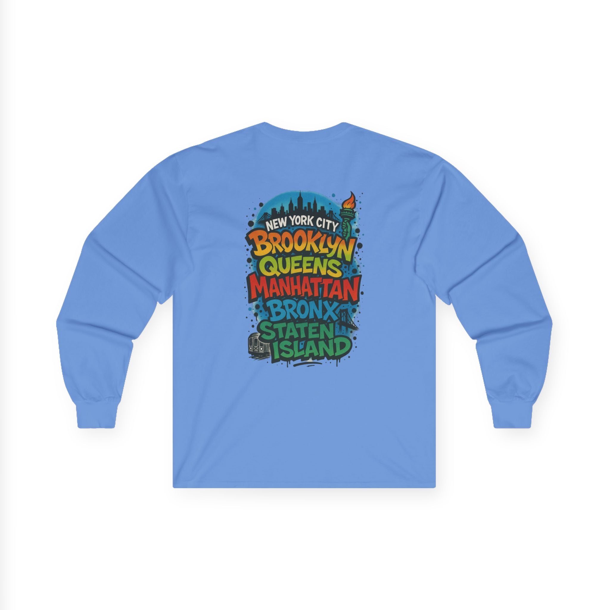 NYC 5 Borough Graphic Long Sleeve Tee