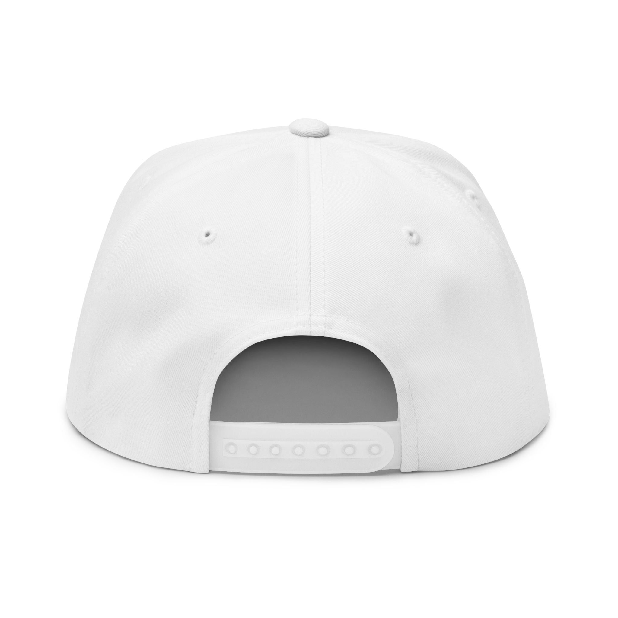 Embroidered Flat Bill Cap